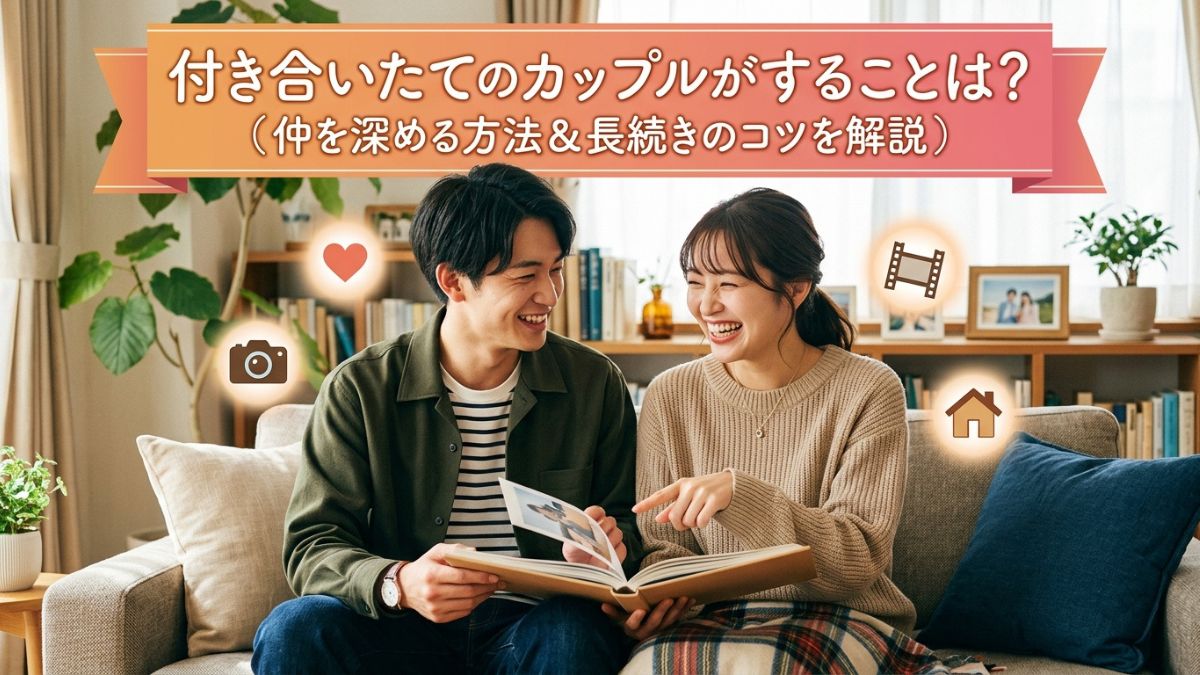付き合いたてのカップルがすることは?仲を深める方法と長続きのコツを解説